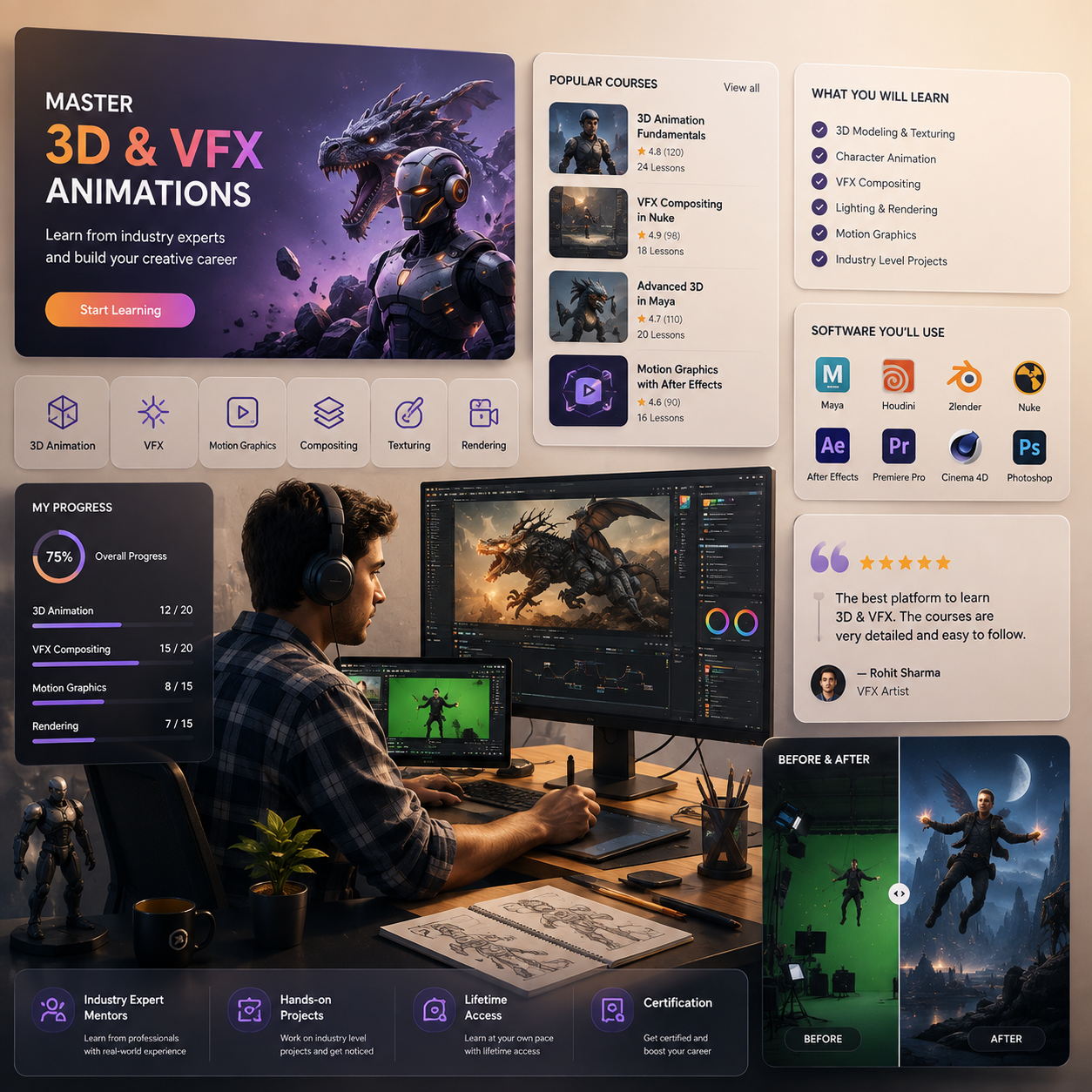 vfx or 3d